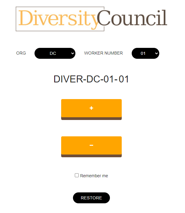 Diversity Council's Tracker Tool